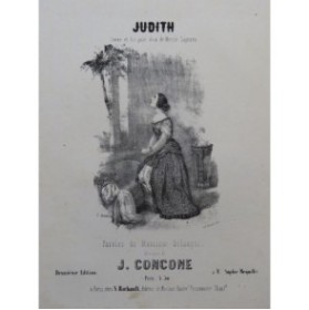CONCONE Joseph Judith Chant Piano ca1840