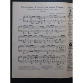 DELFINO Enrique Buenos Aires, es una Papa ! Piano 1929
