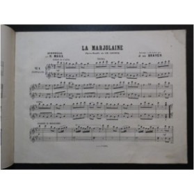 MARX Henri La Marjolaine Lecocq Quadrille Piano 4 mains ca1877
