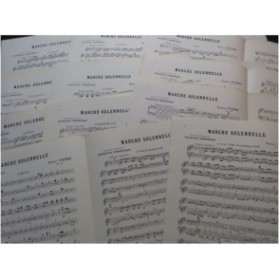 PIERNÉ Gabriel Marche Solennelle Orchestre ca1890