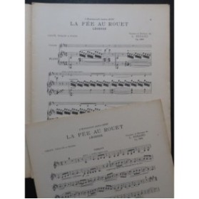 DURAND Lucien La Fée au Rouet Chant Piano Violon