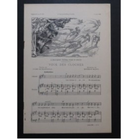 ESTEBAN-MARTI Voix des Cloches LEMAIRE L'Intermezzo Chant Piano 1901