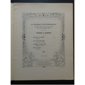 LE BORNE HILLEMACHER FALKENBERG VIERNE Chant Piano 1913