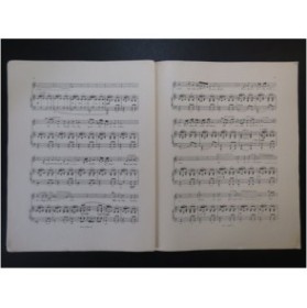 BIZET Georges Adieux de l'Hôtesse Arabe Chant Piano XIXe siècle