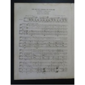 LABARRE Théodore Les jeunes filles et l'écho Chant Piano ca1840