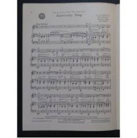 JOLSON Al. and CHAPLIN Saul Anniversary Song Chant Piano 1946