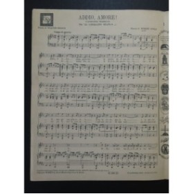STOLZ Robert Addio Amore ! Chant Piano 1930