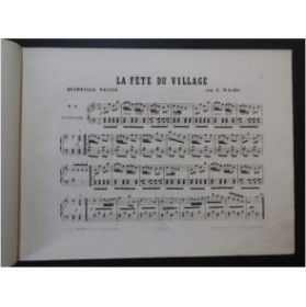 WACHS Frédéric La fête du village Piano ca1850