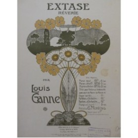 GANNE Louis Extase Piano 1942