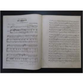 LHUILLIER Edmond Les Souhaits Chant Piano ca1840