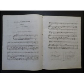 DUCHAMBGE Pauline Sur la montagne Chant Piano ca1830