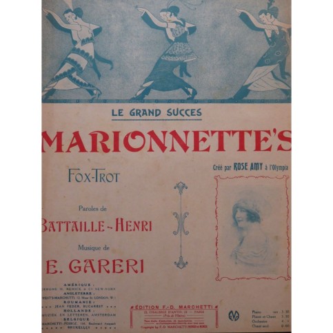 GÃRERI E. Marionnette's Piano 1919