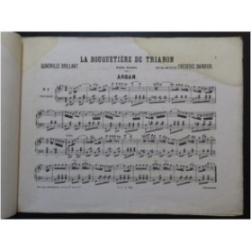ARBAN La Bouquetière de Trianon Piano ca1865