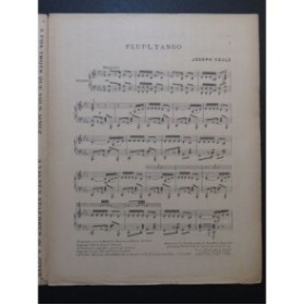 SZULC Joseph Flup! Tango Piano 1919