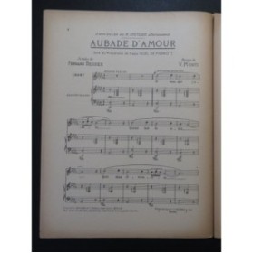 MONTI V. Aubade d'Amour Chant Piano 1904
