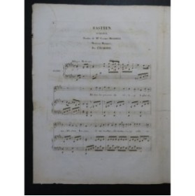 L'ÉCHOPIÉ Bastien Chant Piano ca1830