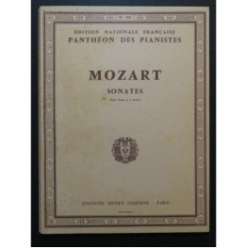 MOZART W. A. Sonates Piano 4 mains