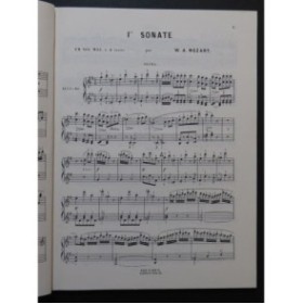 MOZART W. A. Sonates Piano 4 mains