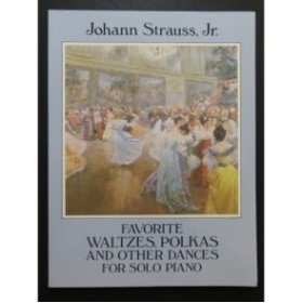 STRAUSS Johann Favorite Waltzes Polkas and other Dances Piano 1993