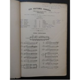BOIELDIEU Adrien Les Voitures Versées Opéra Chant Piano ca1890