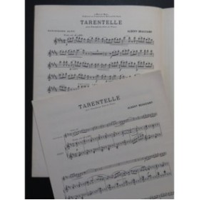 BEAUCAMP Albert Tarentelle Piano Saxophone 1951
