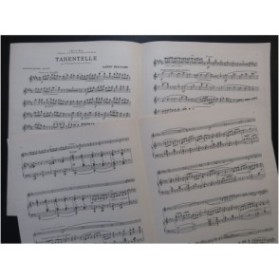 BEAUCAMP Albert Tarentelle Piano Saxophone 1951