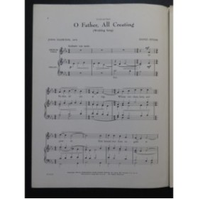 FETLER David O Father, All  Creating Chant Piano 1955