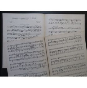 HAENDEL Adagio Larghetto et Final Saxophone Piano 1951