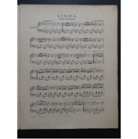 LINDSAY John Aisha Piano 1912