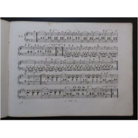 LABITZKY Joseph Gli Sponsali del Guardaboschi Piano ca1850