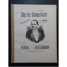 CHAUDOIR Félix Chez les Dumouillard Chant Piano ca1880