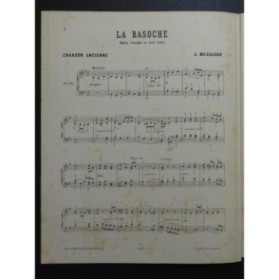 MESSAGER André La Basoche Piano ca1890