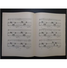 HAHN Reynaldo La Pêche Chant Piano 1899