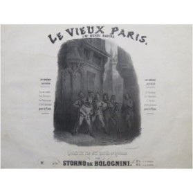 DE BOLOGNINI Storno Le Vieux Paris Piano ca1850