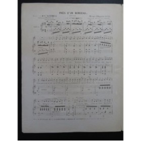 LOÜEL Hippolyte Près d'un berceau Chant Piano ca1840