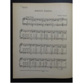 NELSON Rudolf Amelie's Dukker Piano 1916