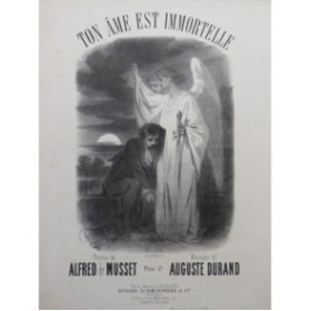 DURAND Auguste Ton âme est immortelle Chant Piano 1872