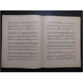 MASSENET Jules La Lettre Chant Piano 1907