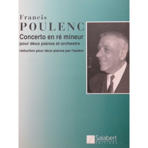 POULENC Francis Concerto en ré mineur pour 2 Pianos 4 mains 1997