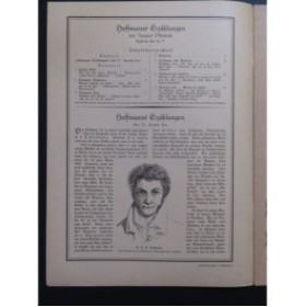 OFFENBACH Jacques Hoffmanns Erzählungen Piano 1911