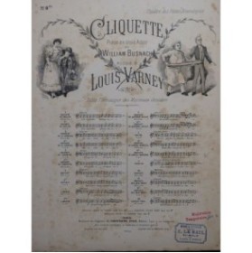 VARNEY Louis Cliquette No 8 bis Chant Piano 1893