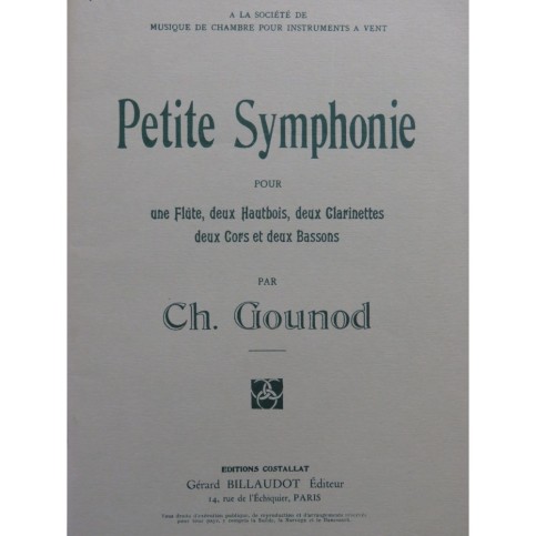 GOUNOD Charles Petite Symphonie Orchestre