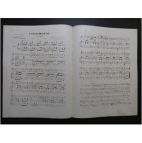 D'ALBANO Gaston L'éloge du chant Chant Piano ca1840