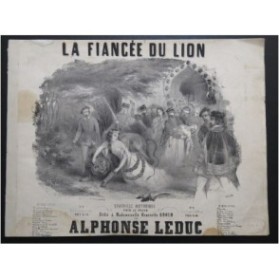 LEDUC Alphonse La Fiancée du Lion Piano ca1845