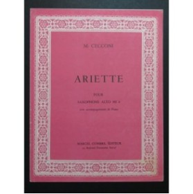 CECCONI Monic Ariette Saxophone Piano 1962