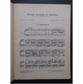 TURINA Joachim 5 pièces Piano 1923