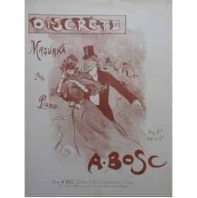 BOSC Auguste Discrète Piano 1895