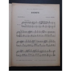 BOSC Auguste Discrète Piano 1895
