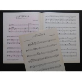 BLIN Lucien Gentiment Saxophone Piano 1961