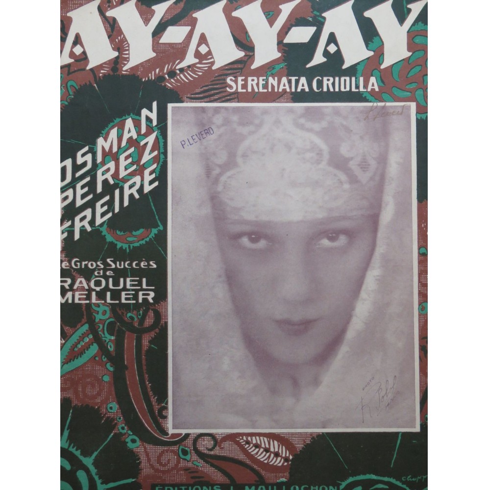 PEREZ FREIRE Osman Ay-Ay-Ay Chant Piano 1920